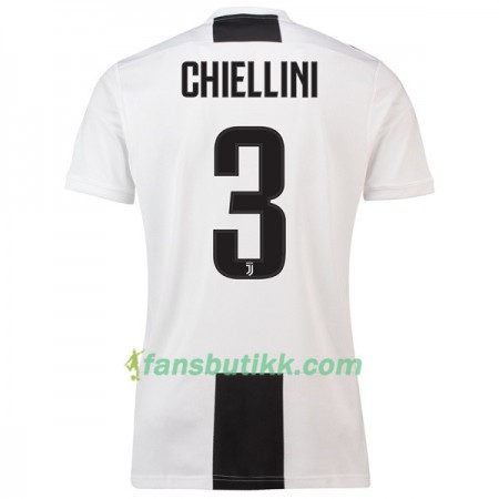 Fotballdrakt Juventus Chiellini 3 Hjemmetrøye 2018-2019 Kortermet